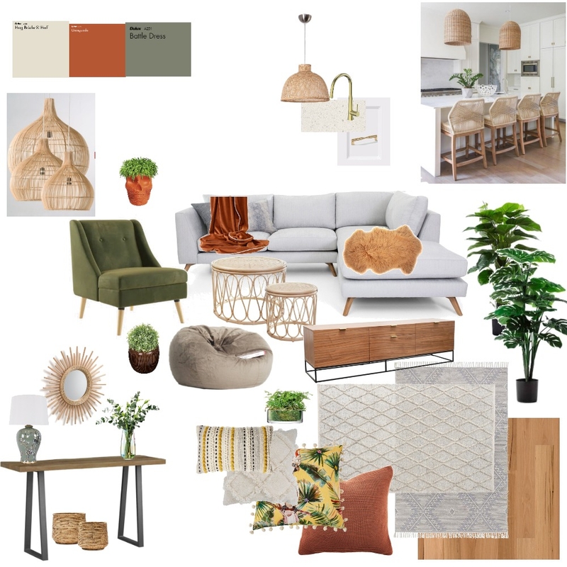 Boho House Mood Board by Kate Targato on Style Sourcebook