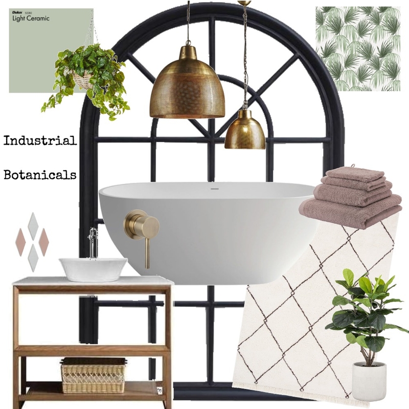 Industrial Botanicals Mood Board by emma:leigh on Style Sourcebook