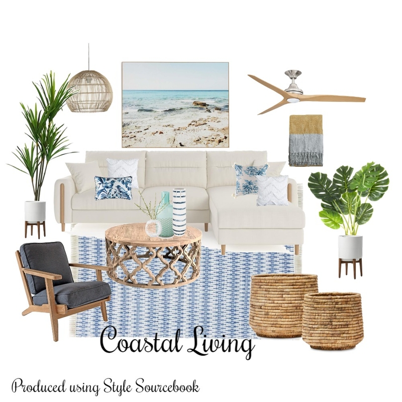 Coastal Living Mood Board by whytedesignstudio on Style Sourcebook