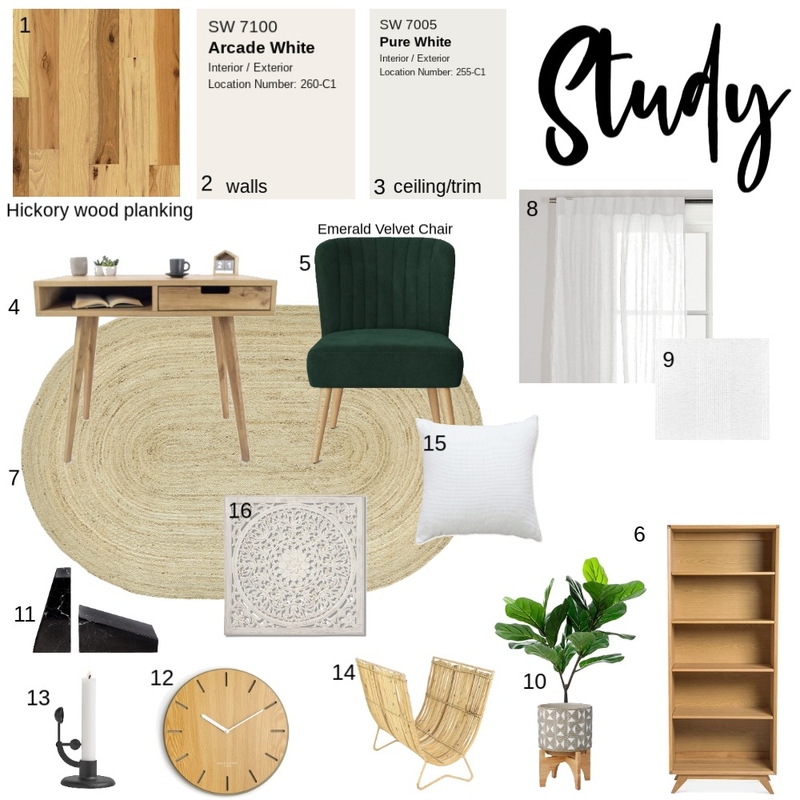 Study Mood Board by Savanah Gwaltney on Style Sourcebook