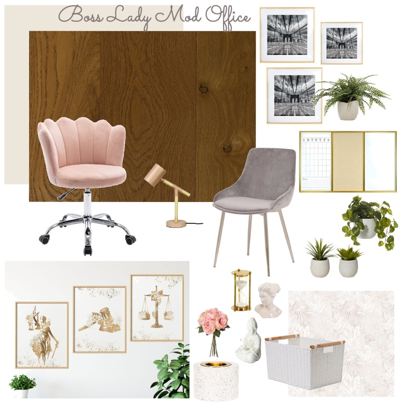 Boss Lady Mod Legal Office Mood Board by Rhiannon on Style Sourcebook