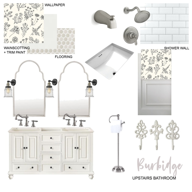 BURBIDGE UPSTAIRS BATHROOM Mood Board by kateburb3 on Style Sourcebook