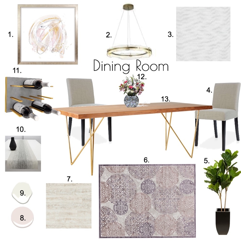 Dining Room Mood Board by Sue_Hunt on Style Sourcebook