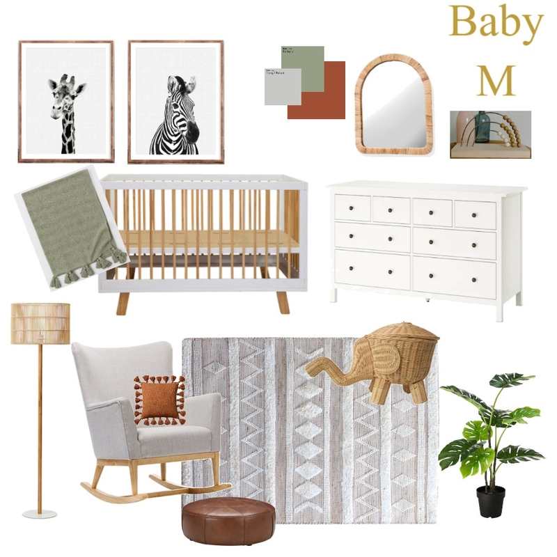 Baby M nursery Mood Board by tahlia m on Style Sourcebook