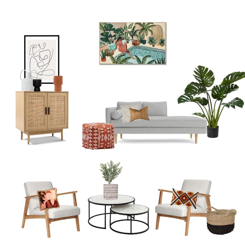 Front room 2 with daybed Mood Board by jasminedistefano on Style Sourcebook