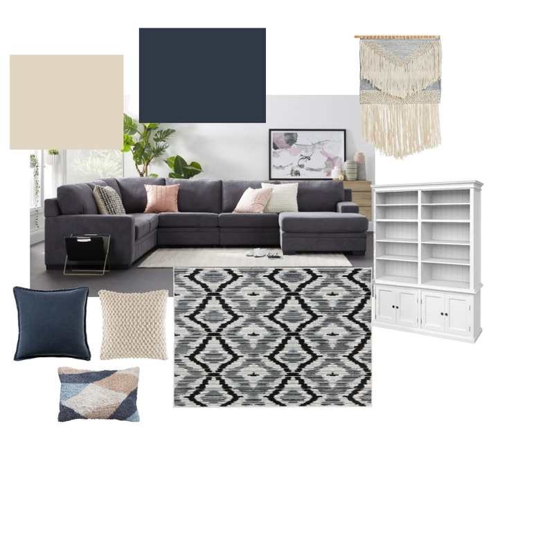 Blue basement Mood Board by janiehachey on Style Sourcebook