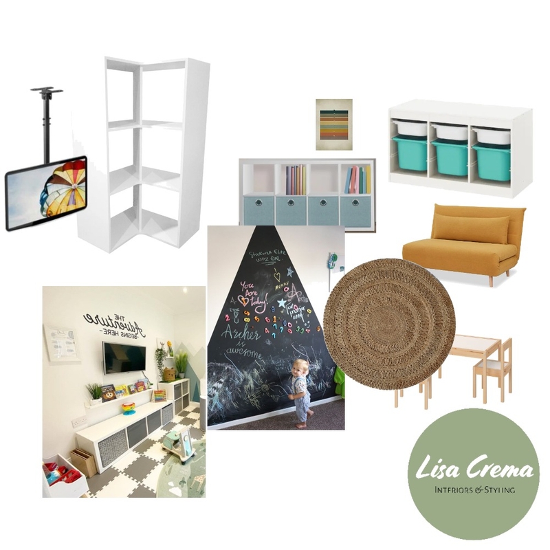 Kellie Lock Playroom Mood Board by Lisa Crema Interiors and Styling on Style Sourcebook