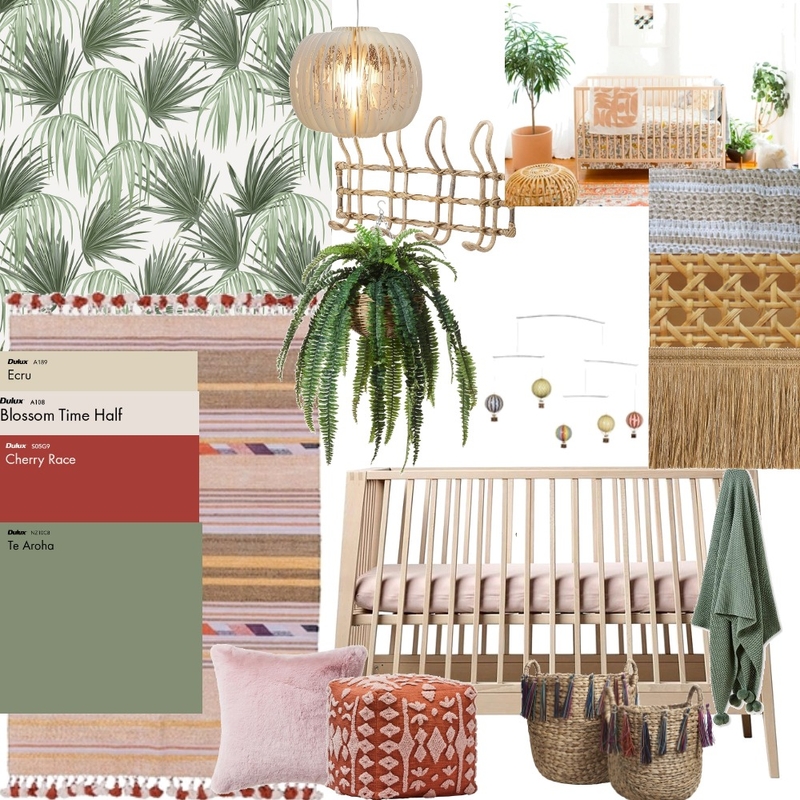 Bohemian Nursery Mood Board by crystalinteriordesigns on Style Sourcebook