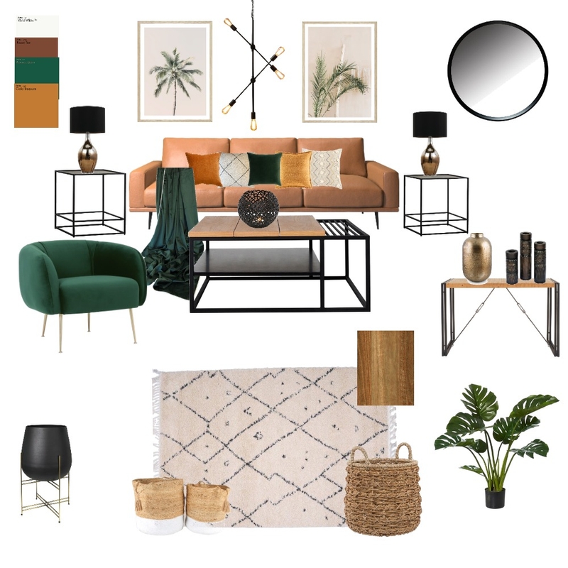 Mid-Century Modern Mood Board by KeyWilson on Style Sourcebook