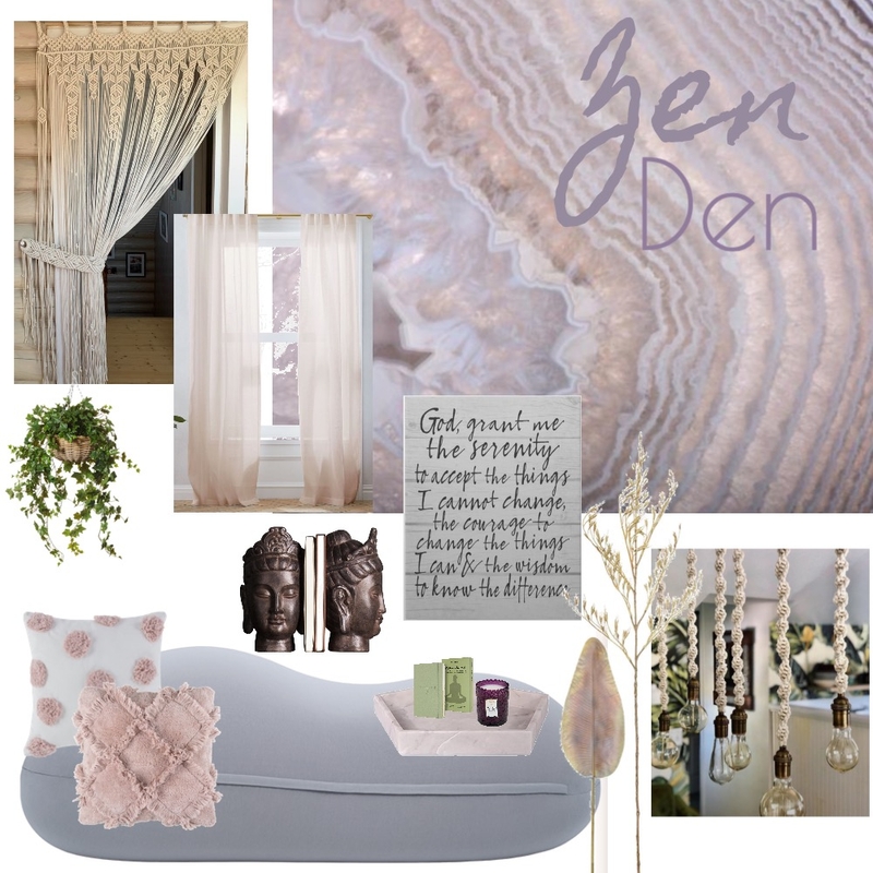 Zen Den Mood Board by lauramarindesign on Style Sourcebook