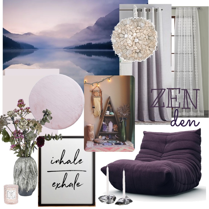 Zen Den.2 Mood Board by lauramarindesign on Style Sourcebook