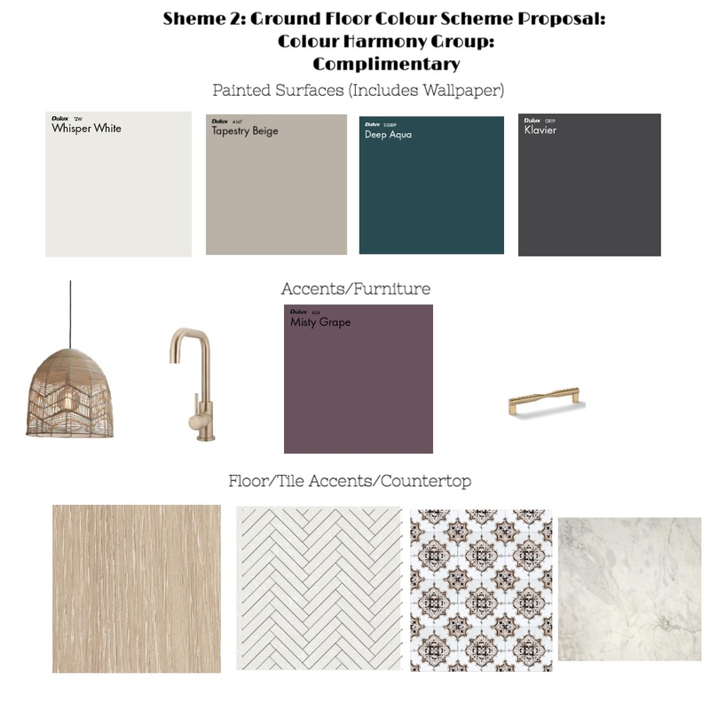 IDI Colour Scheme Mood Board by Sandrock Interior Design on Style Sourcebook