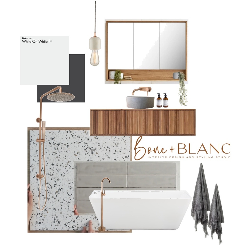 Modern 3 Mood Board by bone + blanc interior design studio on Style Sourcebook