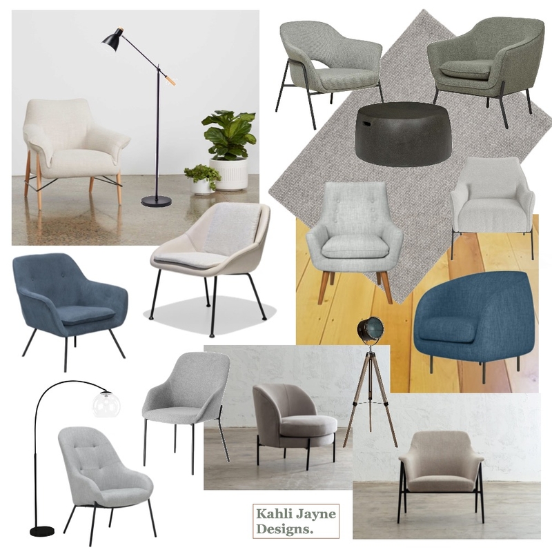 Scandinavian Industrialist Living Room Mood Board by Kahli Jayne Designs on Style Sourcebook