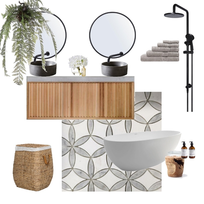 ensuite Mood Board by Kylie Hadid on Style Sourcebook