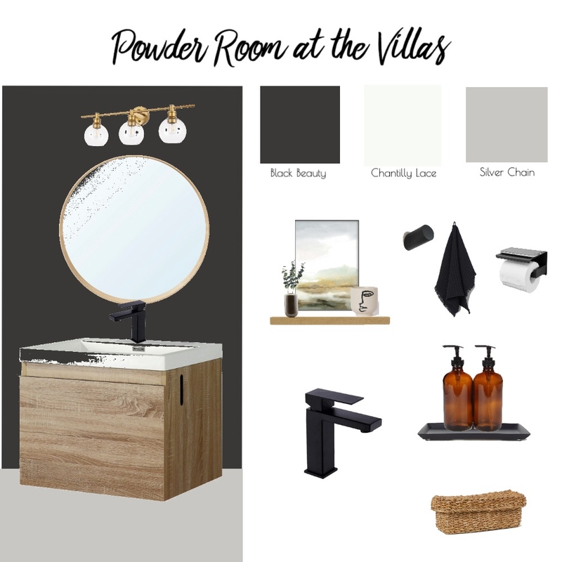 Villa Powder Room Mood Board by Sacha Villa on Style Sourcebook