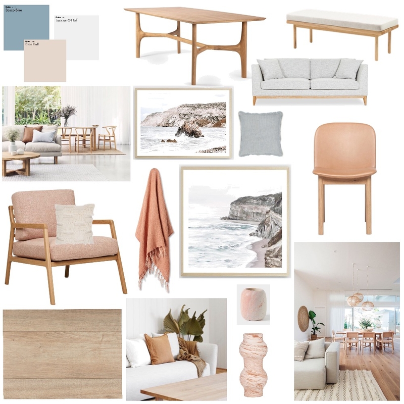 Coastal Scandi Mood Board by DKD on Style Sourcebook