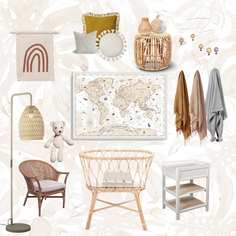 Baby Mila's Room Mood Board by soph n co on Style Sourcebook