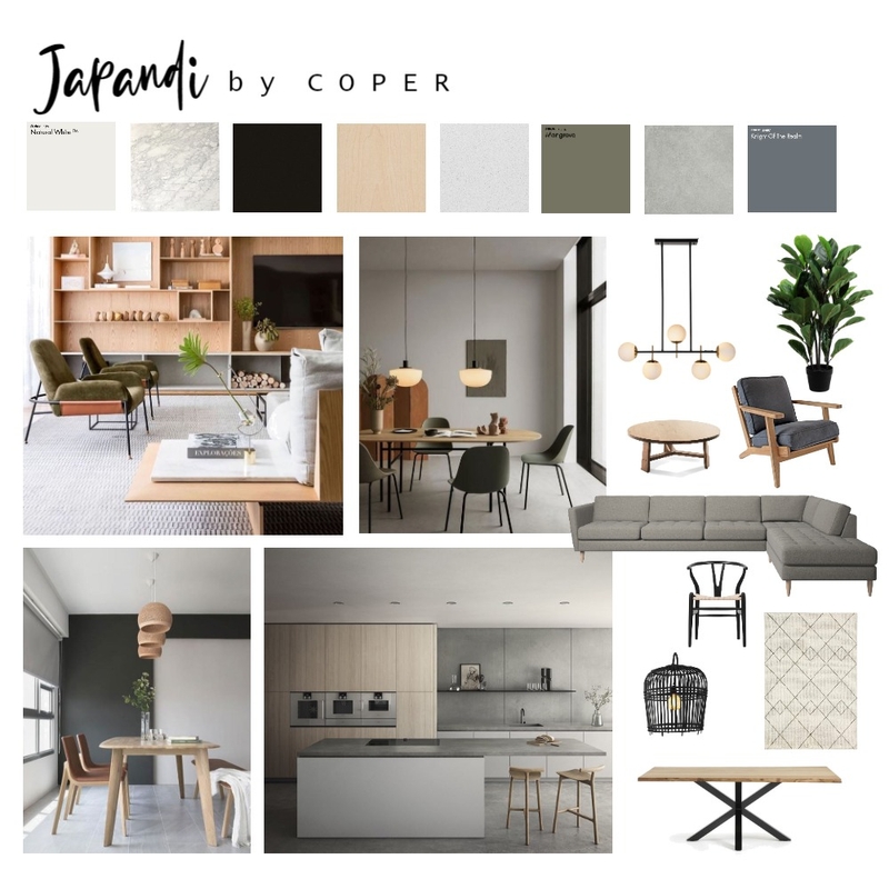 japandi Mood Board by COPER on Style Sourcebook