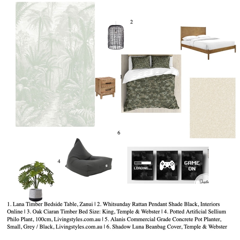 boys bedroom Mood Board by sarahjadeduckett on Style Sourcebook