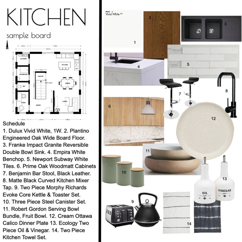 kitchen mood board Mood Board by millyleardi on Style Sourcebook