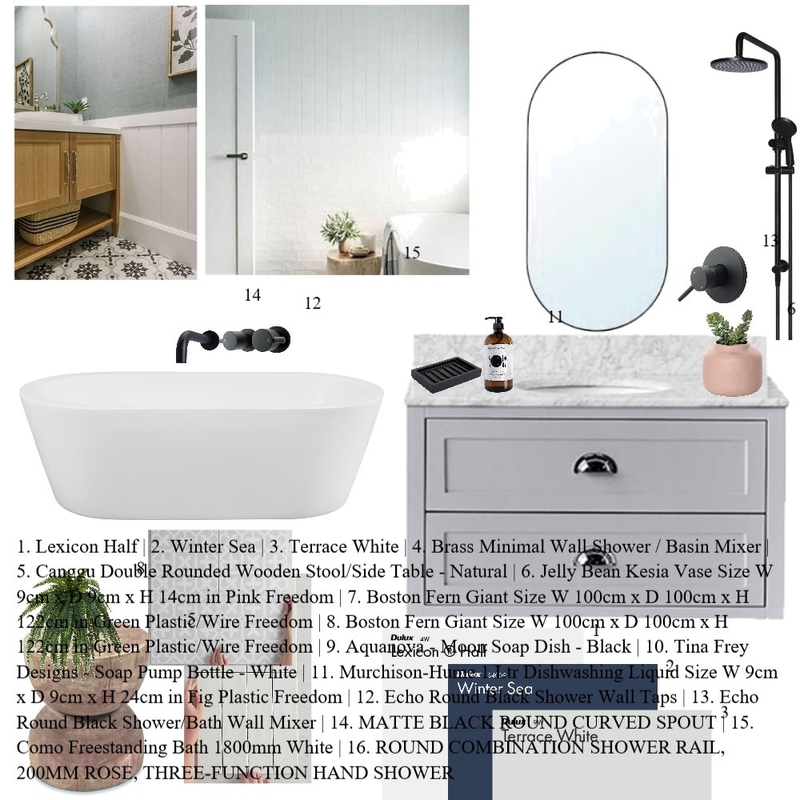 Mum & Belinda's bathroom Mood Board by Melsy on Style Sourcebook