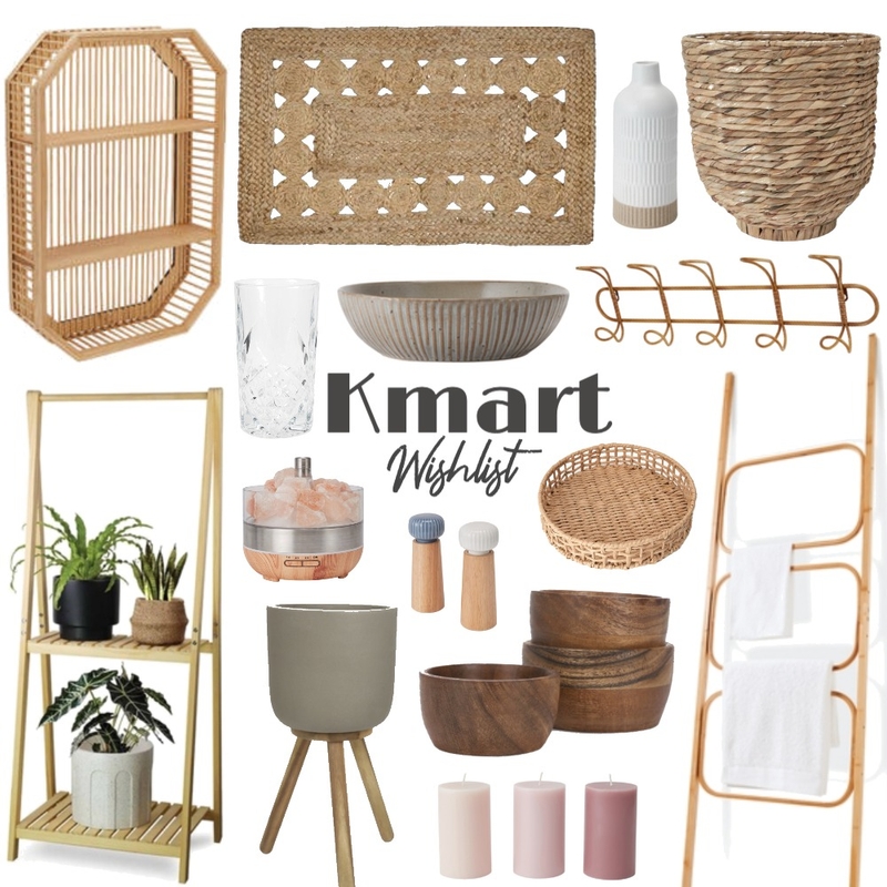 Kmart Wishlist Mood Board by yemayataj on Style Sourcebook