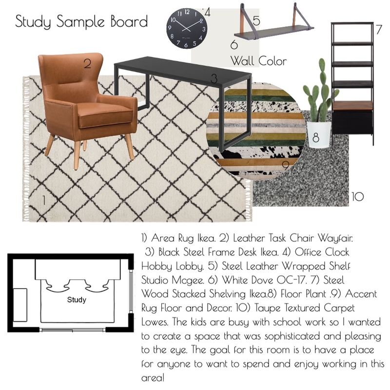 Study Sample Board Mood Board by whitneydana on Style Sourcebook