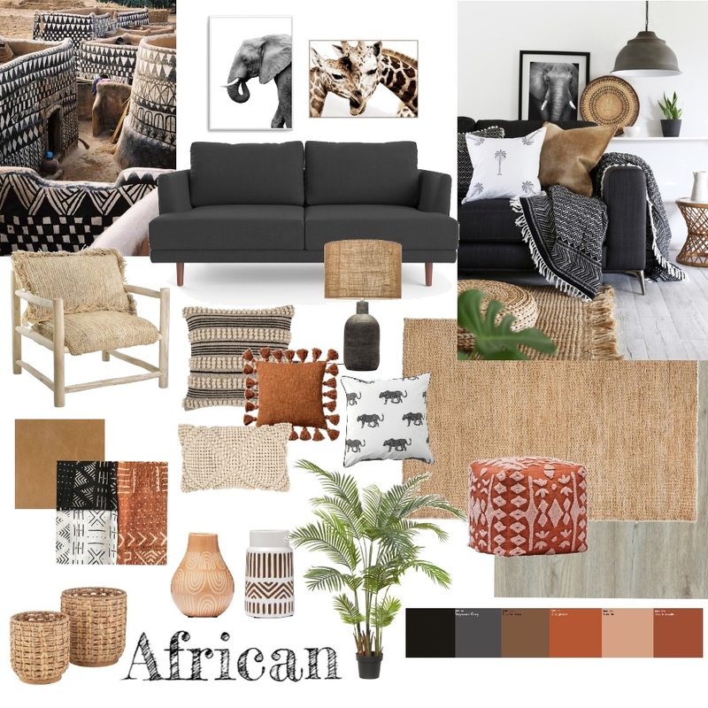 African Mood Board by Mariana Neves on Style Sourcebook