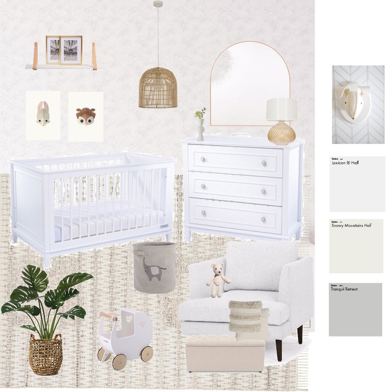 NURSERY PERLA M 2 Mood Board by BOREAL STUDIO MX on Style Sourcebook