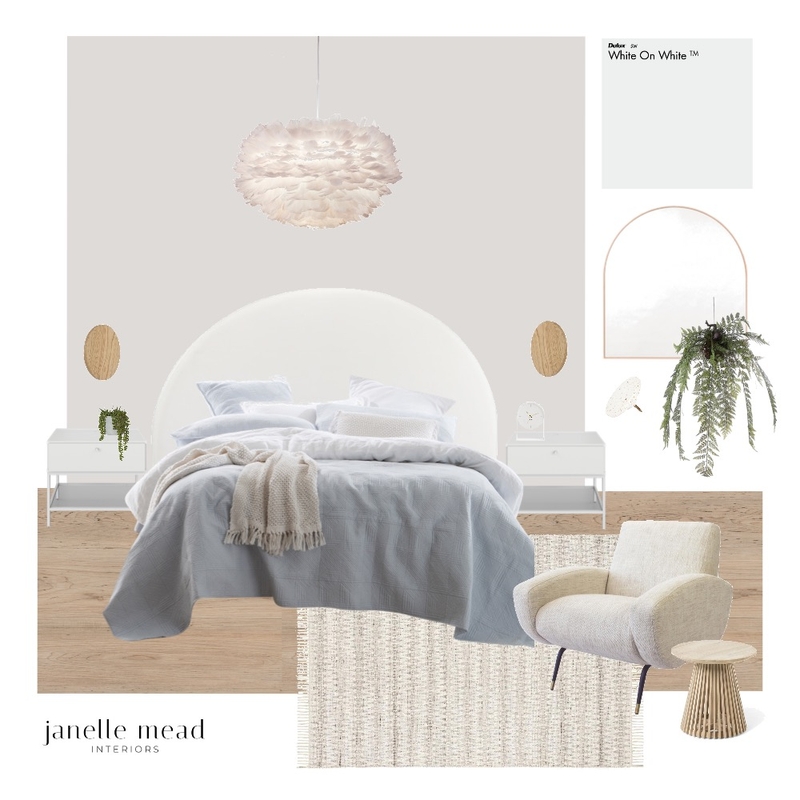 Mid Century Girls Bedroom Mood Board by Janelle Mead Interiors on Style Sourcebook