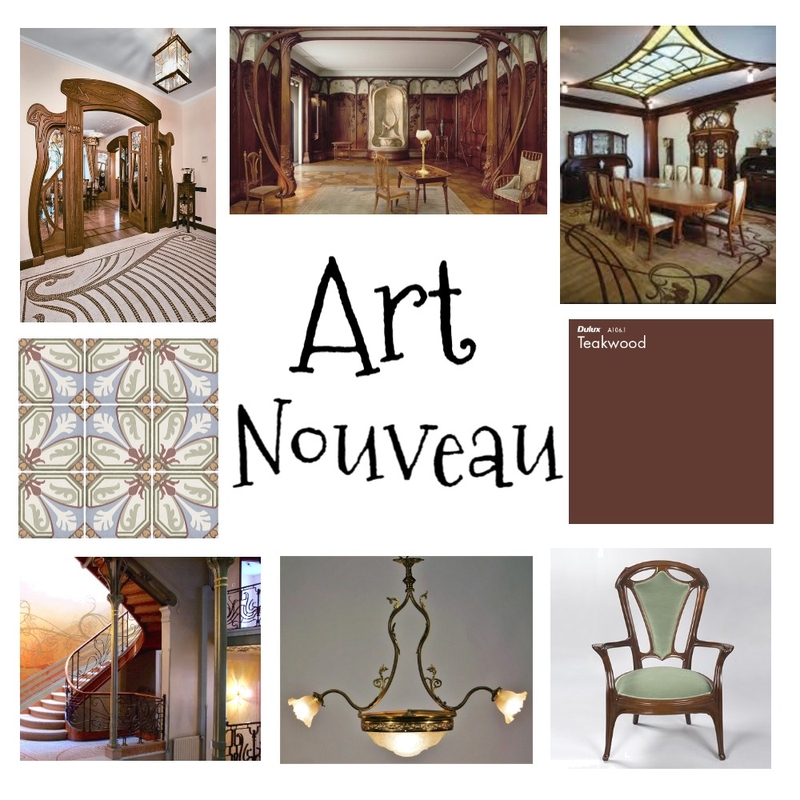 Art Nouveau Mood Board by Gia123 on Style Sourcebook