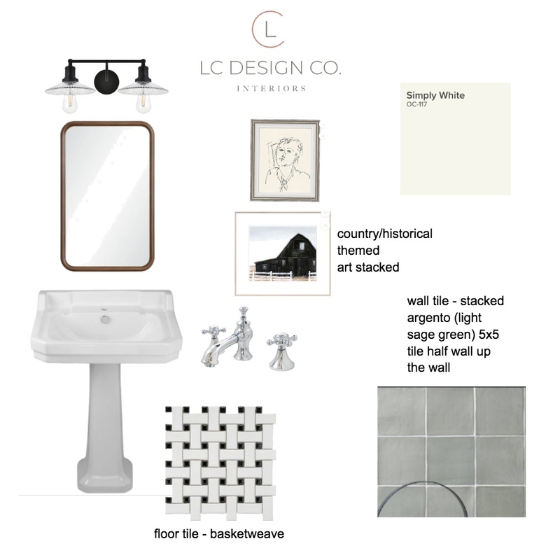 Cindys bathroom Mood Board by LC Design Co. on Style Sourcebook