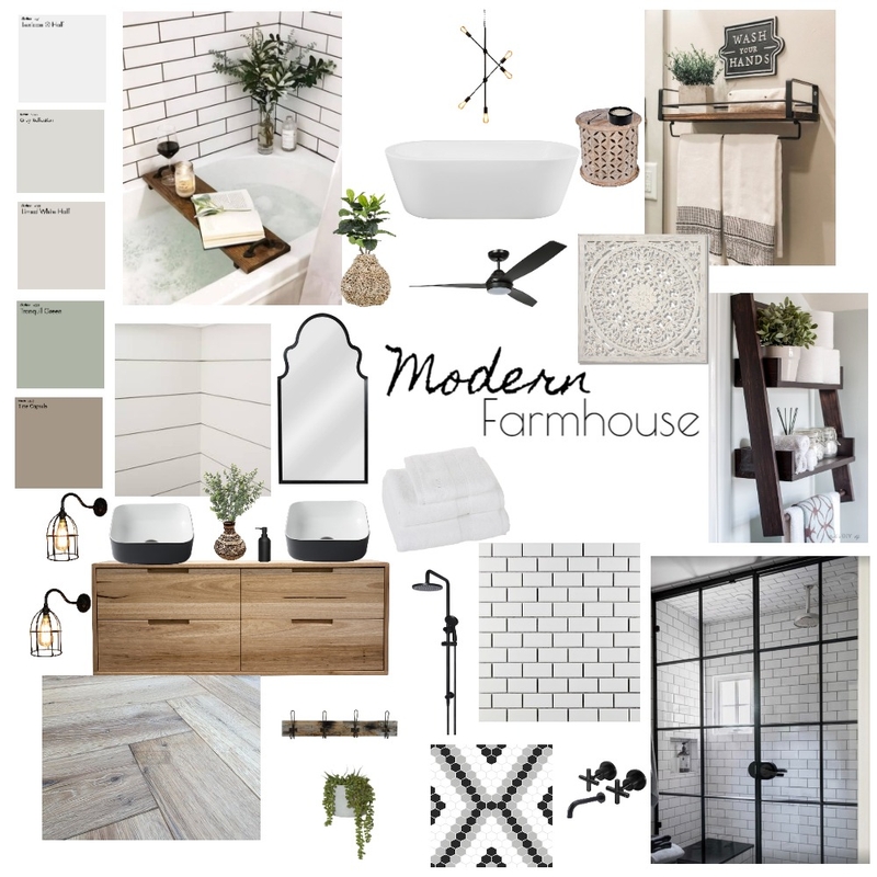 IDI Modern Farmhouse Mood Board by moniquezander on Style Sourcebook