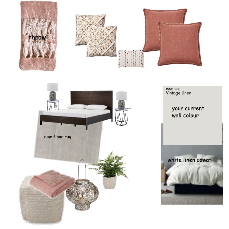 Kate Hodge bedroom Mood Board by Graceful Lines Interiors on Style Sourcebook