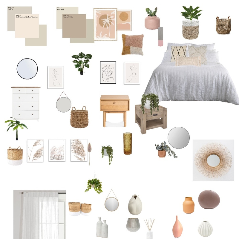 Bohemian Bedroom Mood Board by marybella on Style Sourcebook