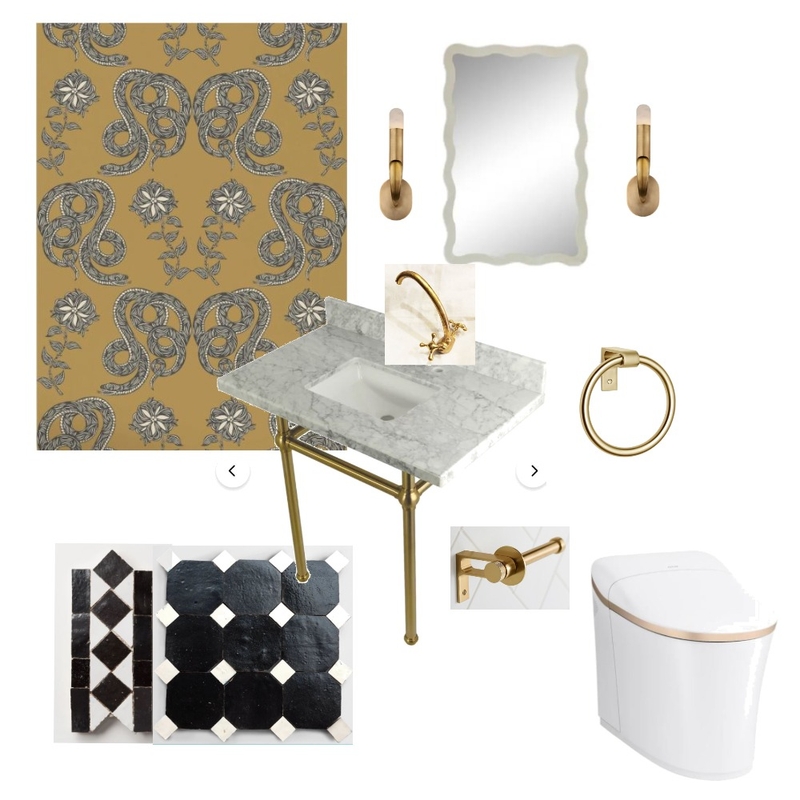 Powder Room Schedule Mood Board by mkhomee on Style Sourcebook