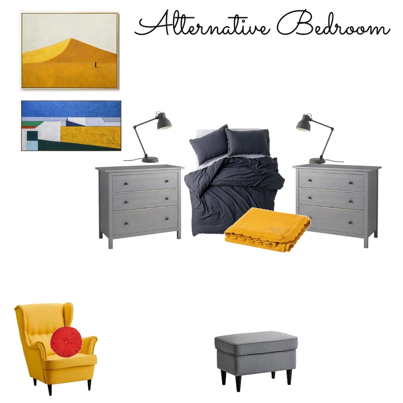 Alternative Bedroom Mood Board by gruner on Style Sourcebook