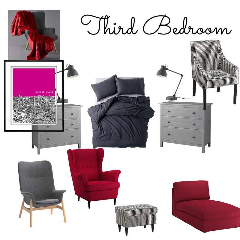 Third Bedroom Mood Board by gruner on Style Sourcebook