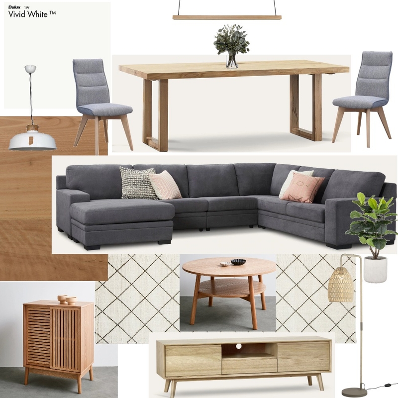 Living & Dining Mood Board by allanahc on Style Sourcebook