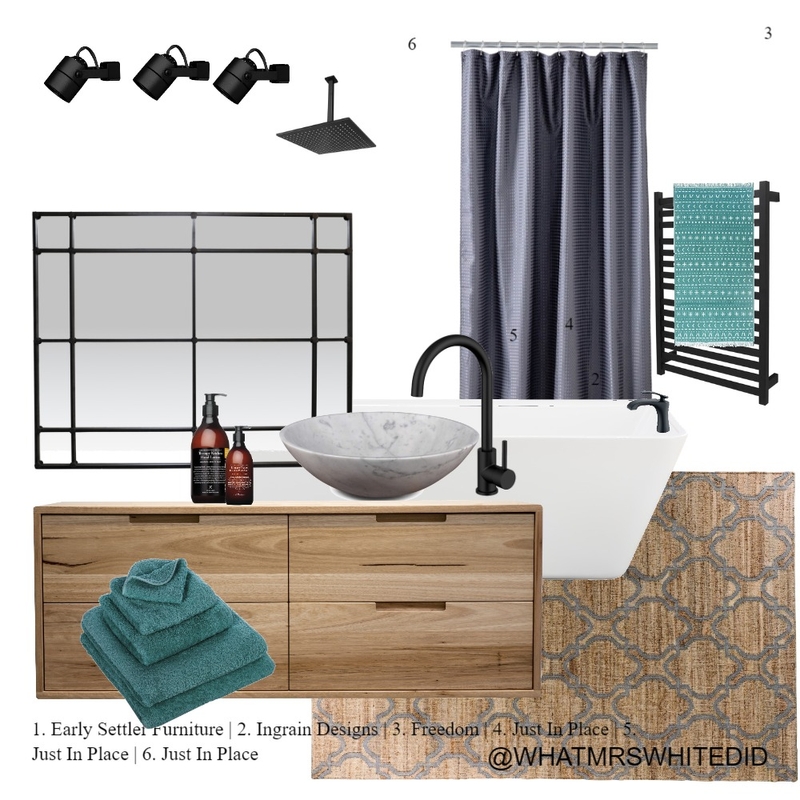 BATHROOM Mood Board by WHAT MRS WHITE DID on Style Sourcebook