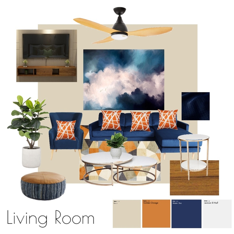 Split Complementary Mood Board by Alonica_Abad on Style Sourcebook