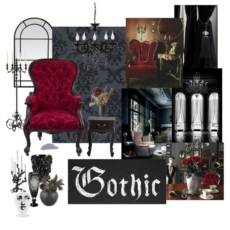 Gothic Mood Board by Gia123 on Style Sourcebook