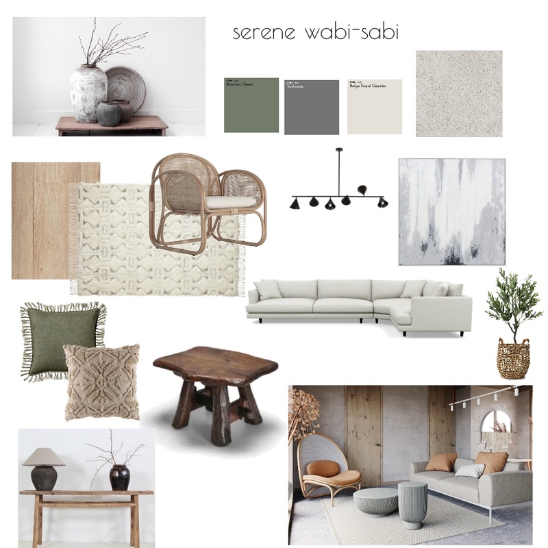 Wabi sabi Mood Board by Naty Grandi Design on Style Sourcebook