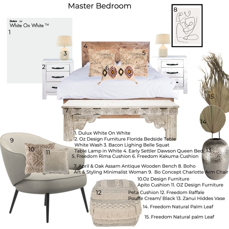 Master bed re design Mood Board by kyliewoolen on Style Sourcebook