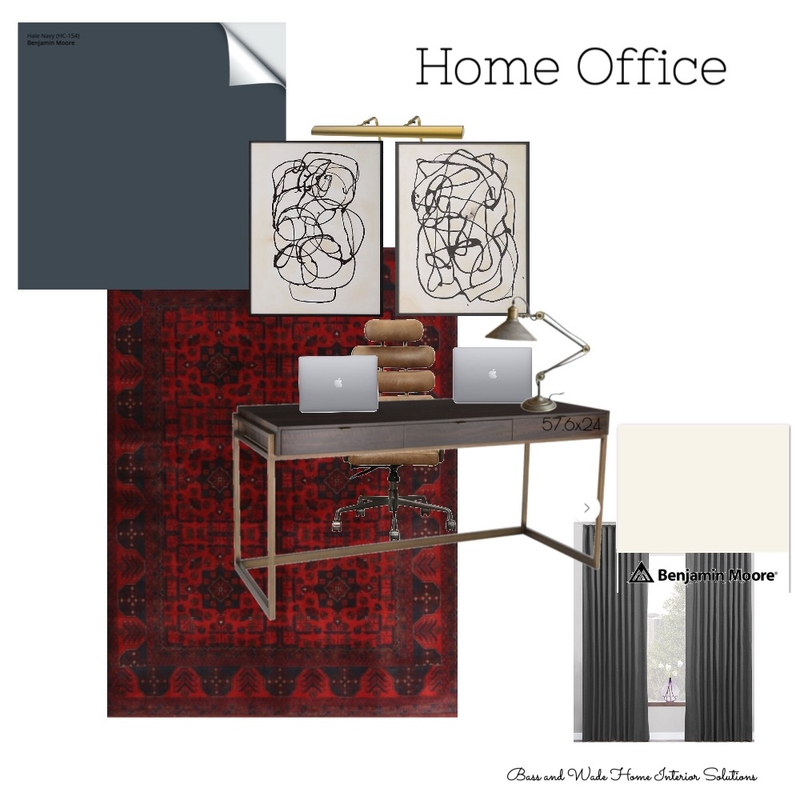 Home Office Mood Board by Bass and Wade Home Interior Solutions on Style Sourcebook