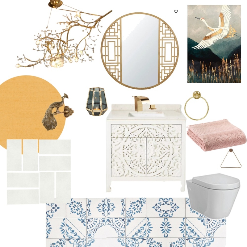 Chinoiserie Powderroom Mood Board by Beautystartsat209 on Style Sourcebook