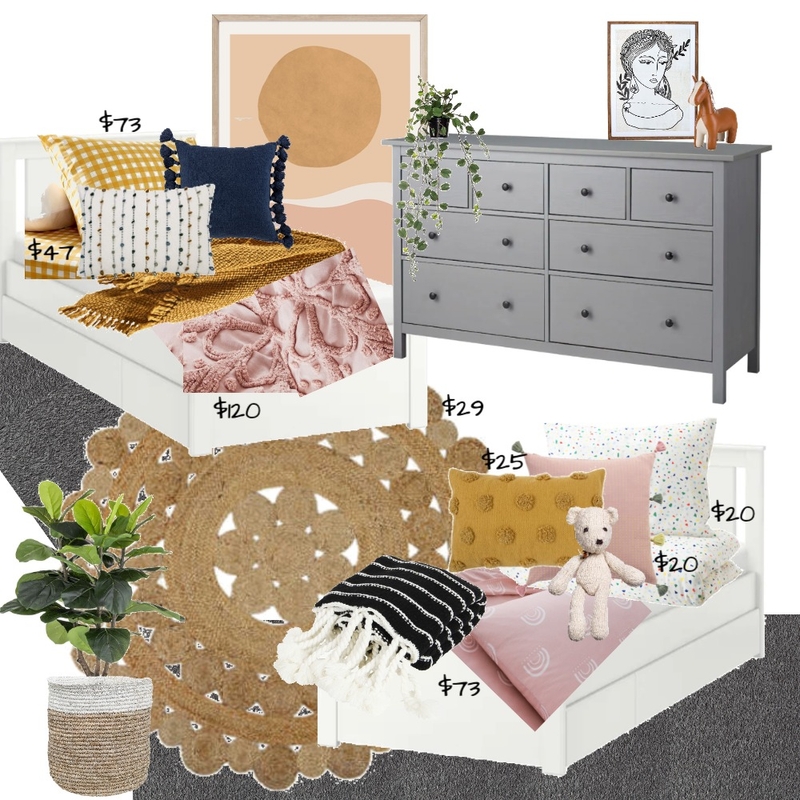 Girls room 3 Mood Board by mmx68 on Style Sourcebook