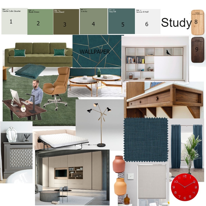 STUDY Mood Board by rachna mody on Style Sourcebook