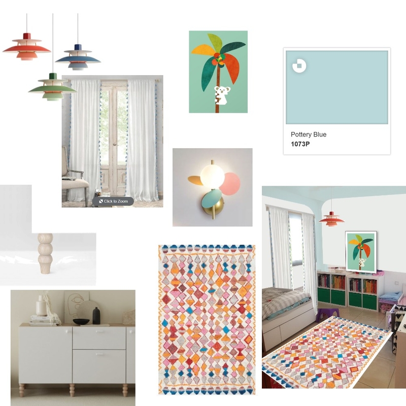 חדר בנות Mood Board by michalwk on Style Sourcebook